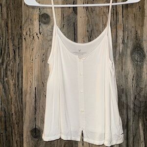White button tank top